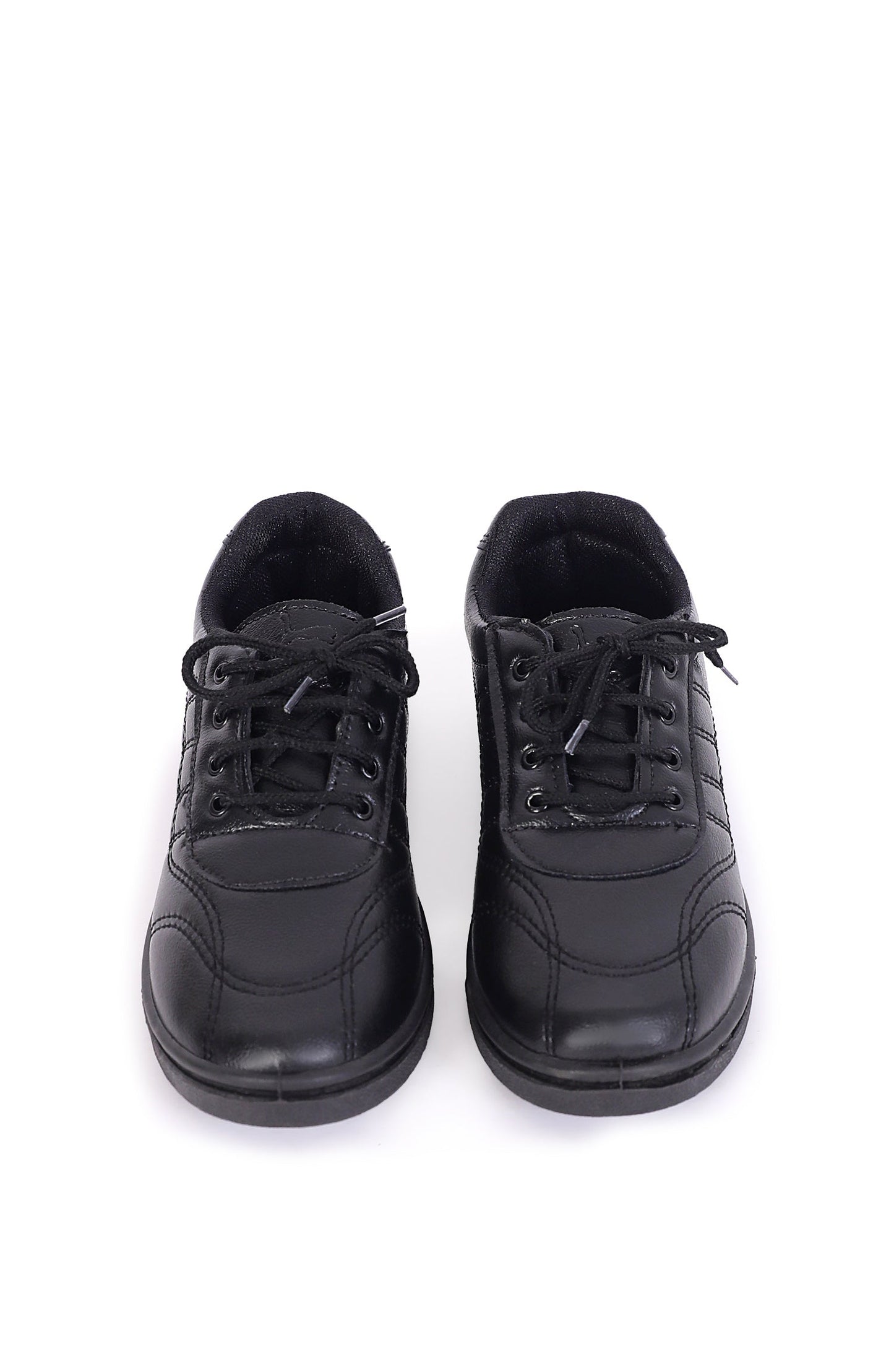 PVC Sole Synthetic Leather School Shoes For Boys