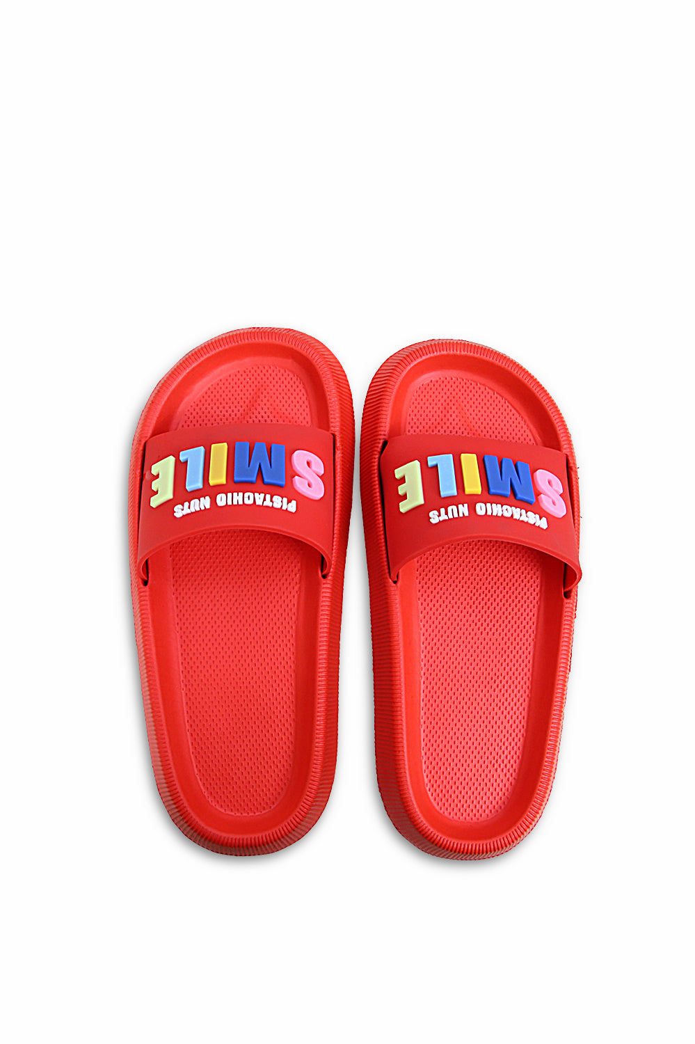 Women Rubber Upper and EVR Sole Smile Embossed Slippers