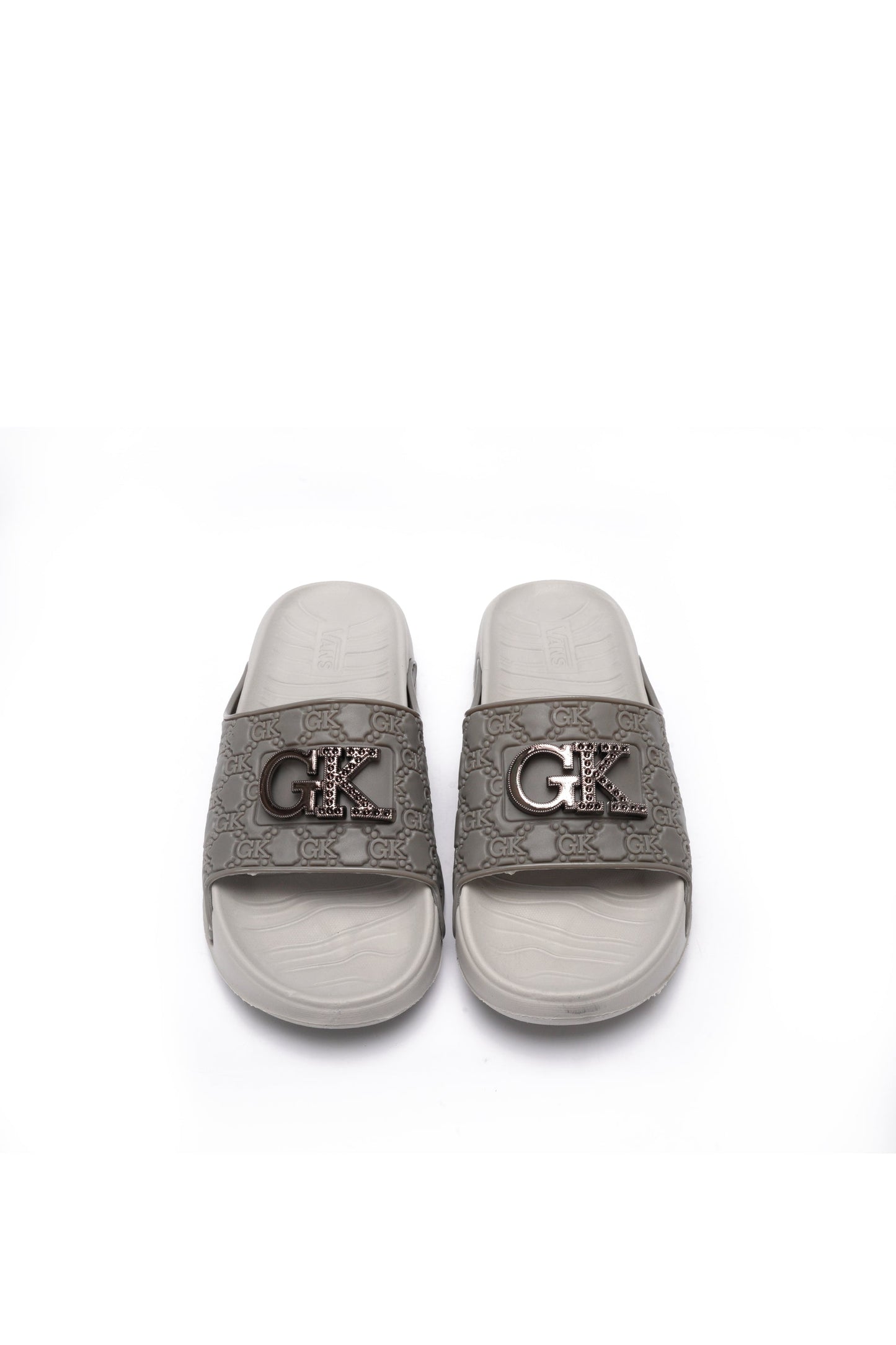 GK EVR SLIDE SLIPPER | Grey and White