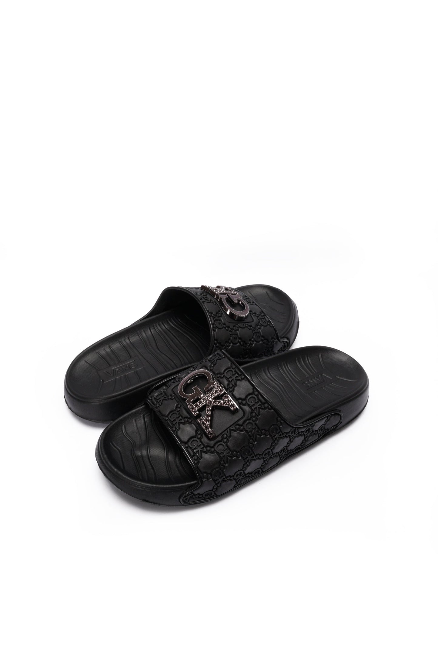 Gk Evr Slide Slipper | Premium Black