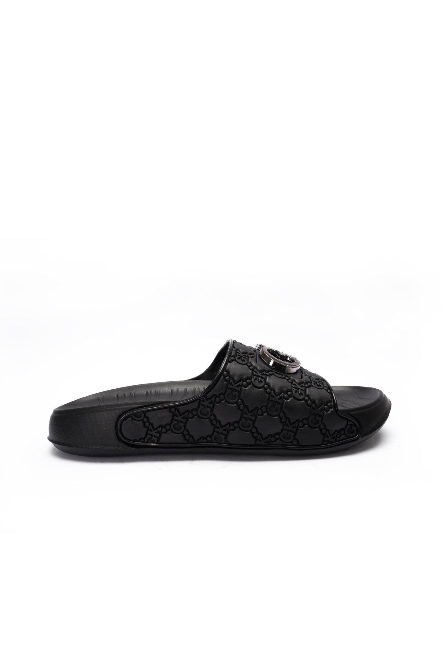 Gk Evr Slide Slipper | Premium Black
