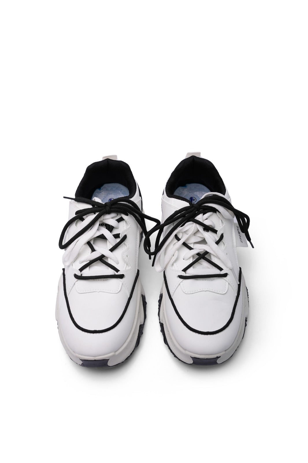 Leather Casual Sneakers Lace-Up Breathable Comfortable Fashion Sneakers