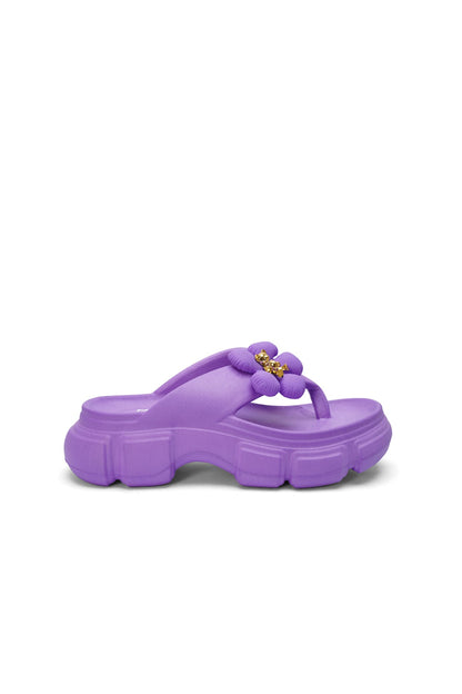 EVR Sole Fashion Flower Slipper For Women