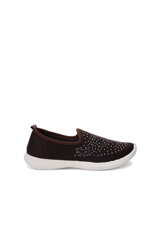 Women's Elegant Black Canvas Fancy Shoes