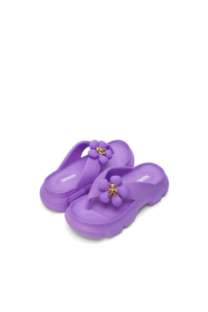 EVR Sole Fashion Flower Slipper For Women