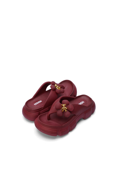 EVR Sole Fashion Flower Slipper For Women