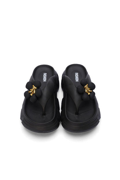 EVR Sole Fashion Flower Slipper For Women