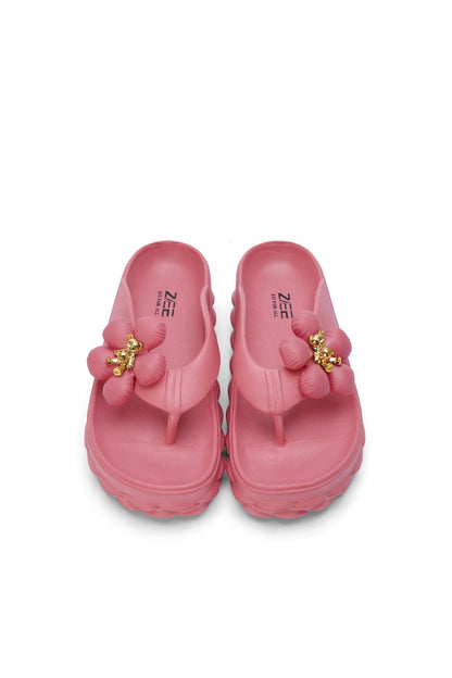 EVR Sole Fashion Flower Slipper For Women