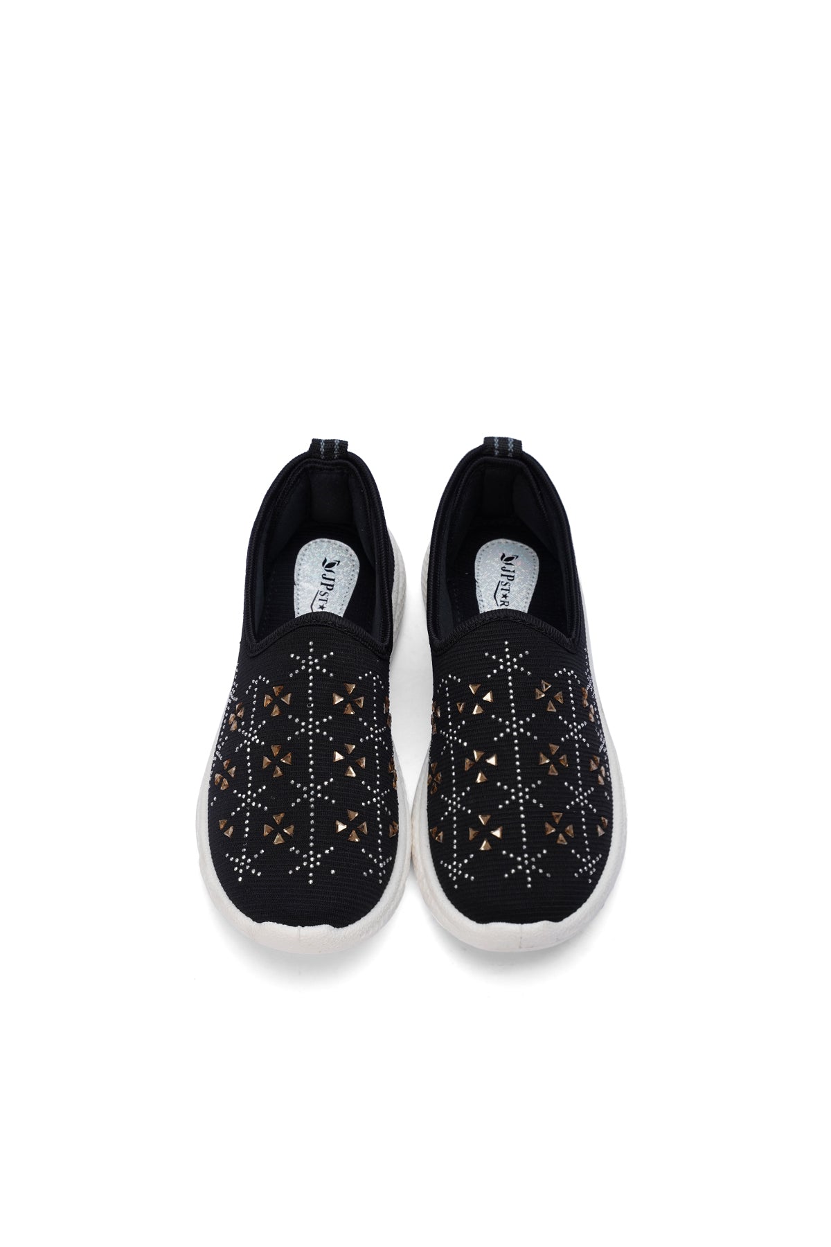Women's Fancy Black Canvas Shoes