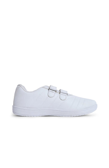 Synthetic White Pure Leather PCU Soft Sole