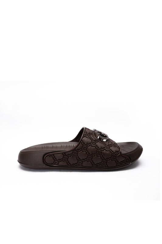 GK EVR SLIDE SLIPPER | Chocolate