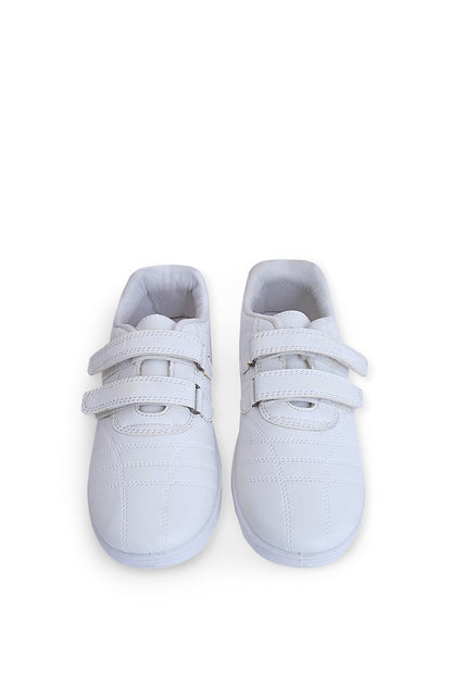Synthetic White Pure Leather PCU Soft Sole