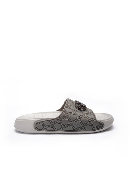 GK EVR SLIDE SLIPPER | Grey and White