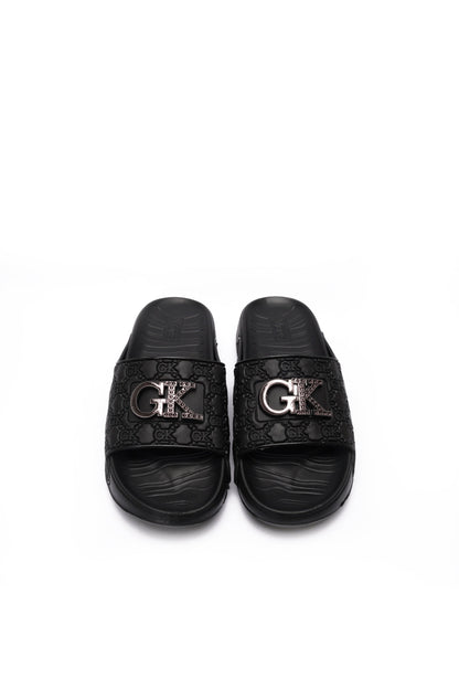 Gk Evr Slide Slipper | Premium Black