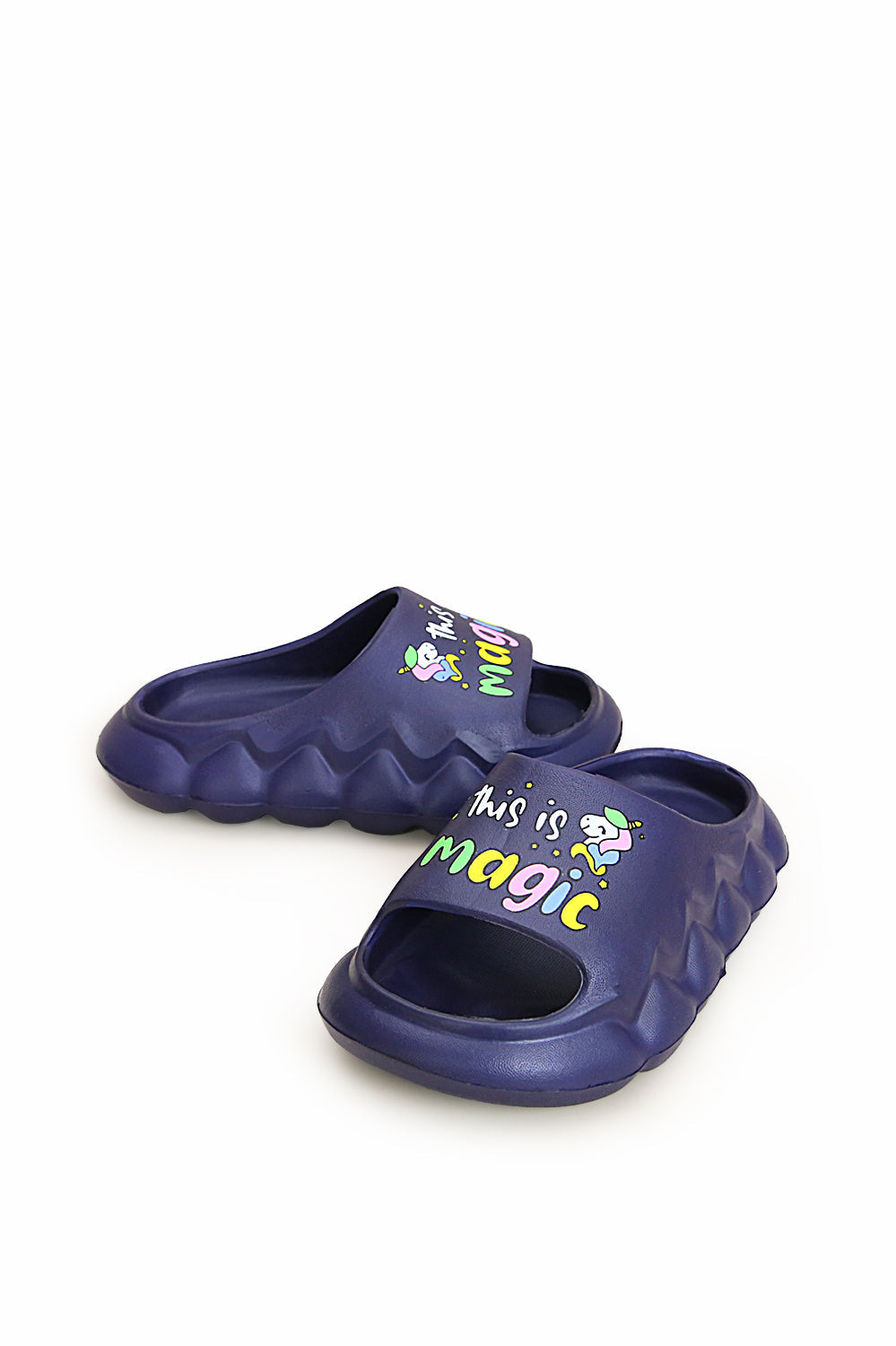 Kids Magic Slogan Light Weight "Anit-Skid" EVR Slippers