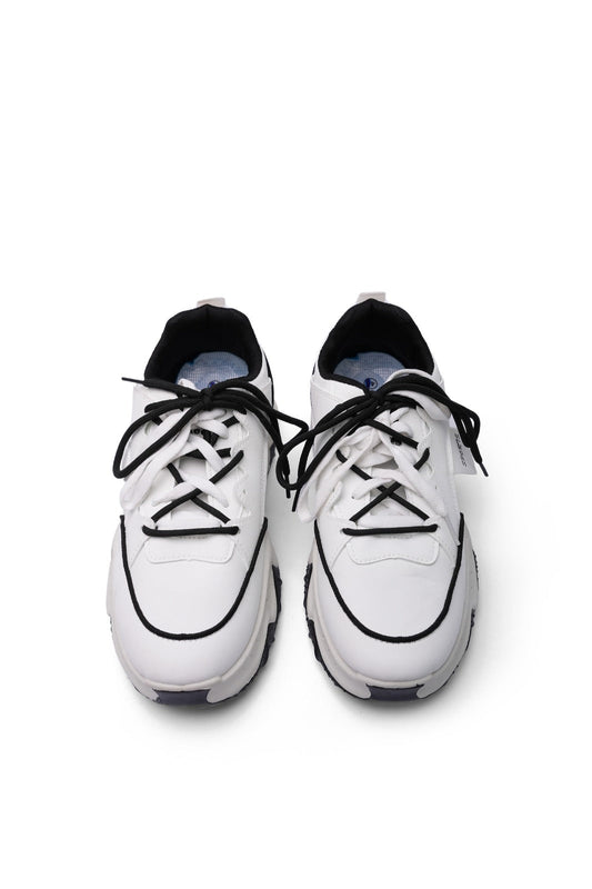 Leather Casual Sneakers Lace-Up Breathable Comfortable Fashion Sneakers